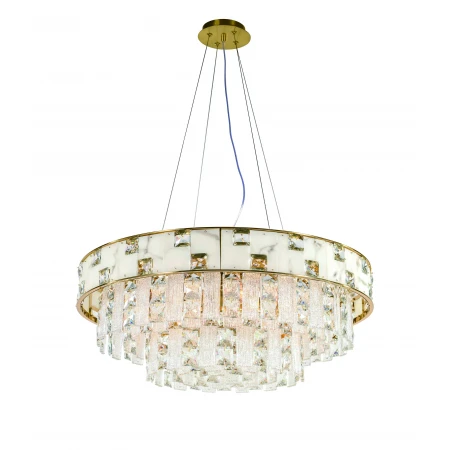 5860P/9 PLATING BRASS+CLEAR (1) Люстра NW 