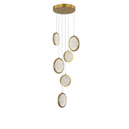 D2061-DW-6 BRASS (1) Люстра NW 