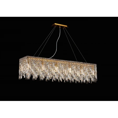 F52-L1200*W280*H270(1200) GOLD BRONZE (1) Люстра (в 2-х коробках) NW 