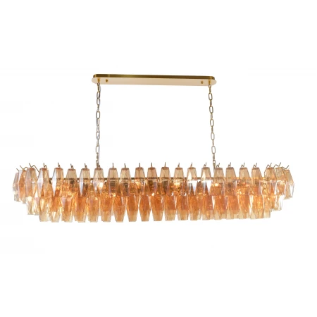 70832/L1500C PT BRS (1) Люстра (в 3-х коробках) NW 