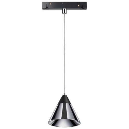 358405 SHINO NT20 029 хром/черн Трековый св-к для низков.шинопровода IP20 LED 4000K 10W FLUM