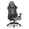 Игровое кресло 771N, серый, черный, текстиль