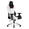 Геймерское кресло Arctica, белый, черный, кожа искусственная