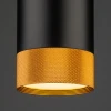 Подвесной светодиодный светильник Eurosvet 50164/1 LED черный/золото