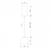 Подвесной светодиодный светильник Elektrostandard Giro 50215/1 Led белый 4690389175800