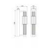 Настенный светильник Maytoni Verticale MOD308WL-L9CH3K
