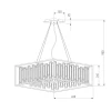 Подвесная люстра Bogates Cella 377/9 Strotskis