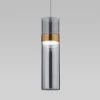 Подвесной светодиодный светильник Eurosvet Lumen 50244/1 LED латунь/дымчатый