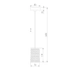 Подвесной светодиодный светильник Eurosvet Bonaldo 50247/1 Led золото