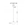 Подвесной светильник Arte Lamp Cameron A7715SP-1AB