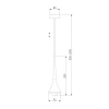 Подвесной светодиодный светильник Elektrostandard Hill 50211 Led белый a060353