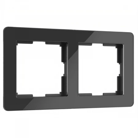 Рамка Werkel Acrylic на 2 поста черный W0022708 4690389184857