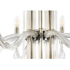 Подвесная люстра Crystal Lux AURELIO SP8 GOLD+CHROME/TRANSPARENT