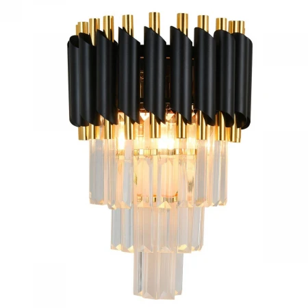Настенный светильник Natali Kovaltseva Darian 76017/2W Gold Black