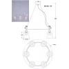 Подвесная люстра MyFar Tracey MR1961-6P