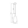 Подвесной светильник Maytoni Duality MOD271PL-01B9
