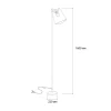 Торшер Escada Hall Chrome/Grey 10185/T Grey