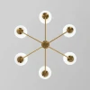 Подвесная люстра Eurosvet Loona 60161/6 латунь