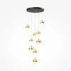 Подвесная светодиодная люстра Maytoni Area MOD295PL-L120BBS3K