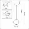 Подвесной светодиодный светильник Odeon Light L-Vision Jemstone 5084/5L