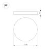 Потолочный светодиодный светильник Arlight SP-Flower-R280-15W Warm3000 049794 Потолочный светодиодный светильник Arlight SP-Flower-R280-15W Warm3000 049794