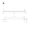 Трековый светодиодный светильник Arlight Mag-Microcosm-Flat-L300-8W Warm3000 043271 Трековый светодиодный светильник Arlight Mag-Microcosm-Flat-L300-8W Warm3000 043271