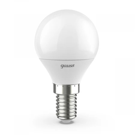 Лампа светодиодная Gauss E14 6.5W 4100K матовая 105101207