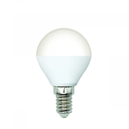 Лампа светодиодная Volpe E14 6W 6500K матовая LED-G45-6W/6500K/E14/FR/SLS UL-00008816