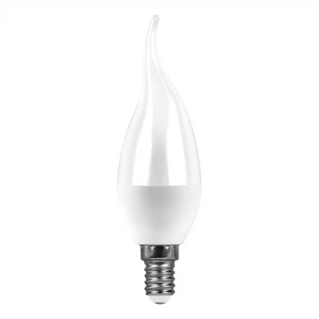 Лампа светодиодная Feron E14 7W 6400K матовая LB-97 38135