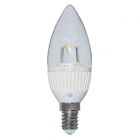 Лампа светодиодная Наносвет E14 5W 4000K прозрачная LC-CDCL-5/E14/840 L155