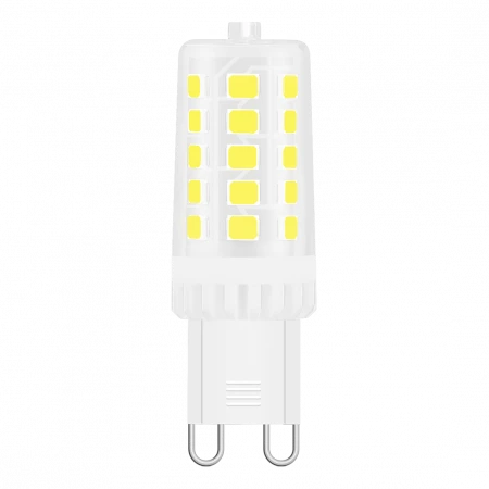 Лампа светодиодная Gauss G9 3,5W 6500K прозрачная 107009305