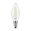 Лампа светодиодная филаментная Gauss E14 9W 2700К прозрачная 103801109