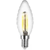 Лампа светодиодная филаментная REV TC37 E14 7W 2700K DECO Premium свеча на ветру 32431 7
