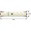 Светодиодная влагозащищенная лента DesignLed 17W/m 168LED/m 2835SMD холодный белый 5M 004201