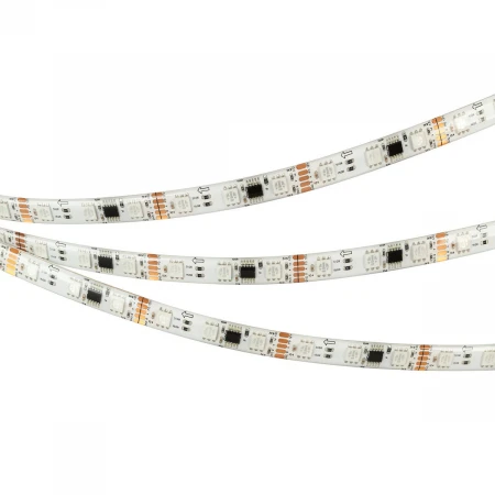 Светодиодная лента герметичная Arlight 14W/m 60LED/m 5060SMD разноцветный 5М DMX-SE-B60-10mm 12V 039604 Светодиодная лента герметичная Arlight 14W/m 60LED/m 5060SMD разноцветный 5М DMX-SE-B60-10mm 12V 039604