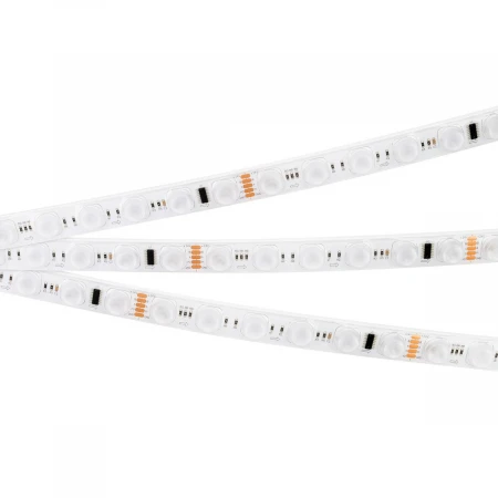 Светодиодная лента герметичная Arlight 20W/m 36LED/m 3030SMD разноцветный 5М DMX-FLT-PS-S36-23mm 24V 038297 Светодиодная лента герметичная Arlight 20W/m 36LED/m 3030SMD разноцветный 5М DMX-FLT-PS-S36-23mm 24V 038297