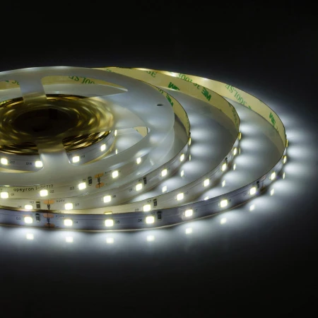 Светодиодная лента Apeyron 12W/m 60LED/m 2835SMD холодный белый 5M 00-335
