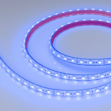 Светодиодная влагозащищенная лента Arlight 4W/m 60Led/m 5060SMD синий 5M RTW-PFS-B60-13mm 12V Blue 036280 Светодиодная влагозащищенная лента Arlight 4W/m 60Led/m 5060SMD синий 5M RTW-PFS-B60-13mm 12V Blue 036280