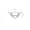 Профиль Arlight PHS-V-2000 ANOD 013212