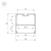 Профиль Arlight SL-LINE-5050-LW-3000 ANOD BLACK 043977
