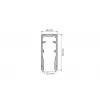 Профиль Arlight ALU-HANDRAIL-2000 FOR GLASS 17.5 015477