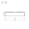 Профиль Arlight ARH-Power-W150-2000 Anod 036368