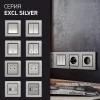 Рамка 4-постовая Vesta-Electric Exclusive Silver Metallic серебро FRM050401STA