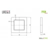 Рамка 1-постовая Liregus Epsilon бежевый 28-0881