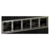 Рамка пластиковая Voltum S70 на 5 постов, (шелк) VLS100504