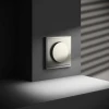 Светорегулятор встраиваемый Voltum S70 поворотно-нажимной 600 Вт, (шелк) VLS070304