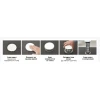 Блок розеточный встраиваемый 4 поста Ecoplast LUK 70334