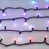Уличная светодиодная гирлянда Ardecoled нить 24V разноцветная ARD-String-Pro-10000-Black-100Led-Live RGB-DMX 031750