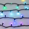 Уличная светодиодная гирлянда Ardecoled нить 24V разноцветная ARD-String-Pro-10000-Black-100Led-Live RGB-DMX 031750