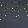 Cветодиодная гирлянда Sneha бахрома 230V теплый белый мерцающий A-020 LED WW/W FLASH
